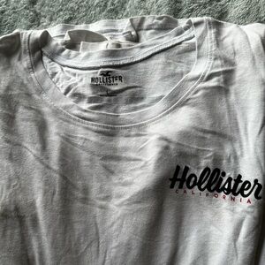 Hollister White Long Sleeve Tee